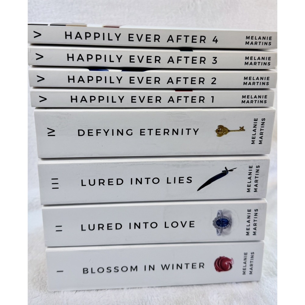 Blossom in Winter COMPLETE Series 8 Book Paperback Lot Melanie Martins Romance